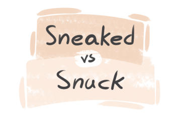 "Sneaked" vs. "Snuck" in the English Grammar