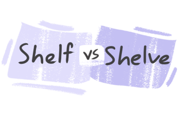 "Shelf" vs. "Shelve" in the English Grammar