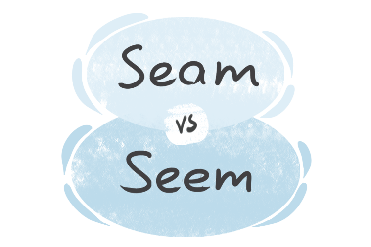 "Seam" vs. "Seem" in English