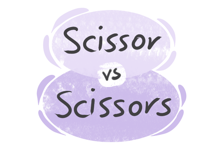"Scissor" vs. "Scissors" in English