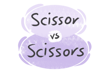 "Scissor" vs. "Scissors" in English
