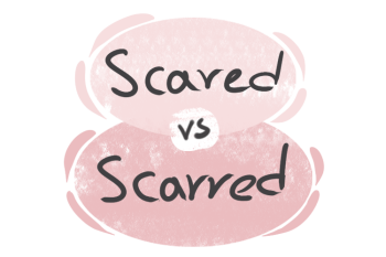 "Scared" vs. "Scarred" in English