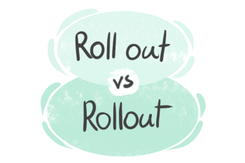 "Roll out" vs. "Rollout" in English