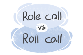 "Role call" vs. "Roll call" in English