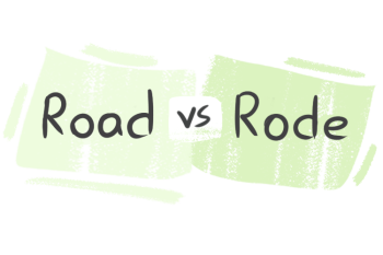 "Road" vs. "Rode" in English