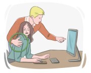 to [overstep] the (mark|line)