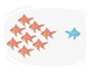 to [step|be] out of line