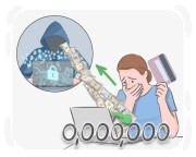 to [take] {sb} to the cleaners