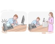 to [drag] {one's} (feet|heels)