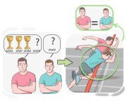 to [hold] {one's} own