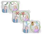 tied to {one's} apron strings