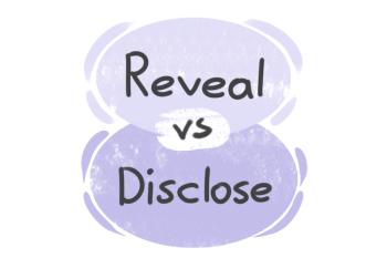 What is the difference between 'reveal' and 'disclose'?
