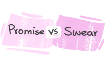 What is the difference between 'promise' and 'swear'?