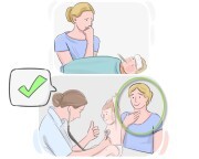 to [put|set] {one's} [mind] at (rest|ease)