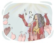 to [take] {one's} hat off to {sb}