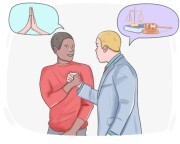 to [have] {one's} (best|) interests at heart