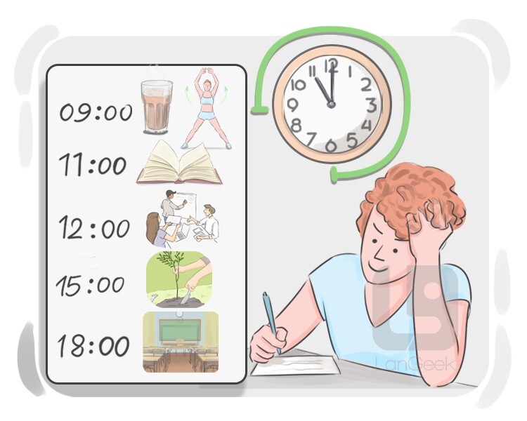 to timetable definition and meaning