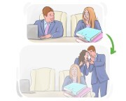 (when|while) {one's} [back] [is] turned