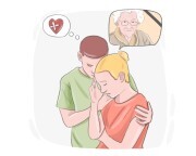 {one's} [heart] [go] out to {sb}