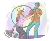 to [get|be] carried away