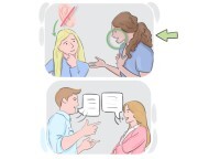 to [read] {one's} lips