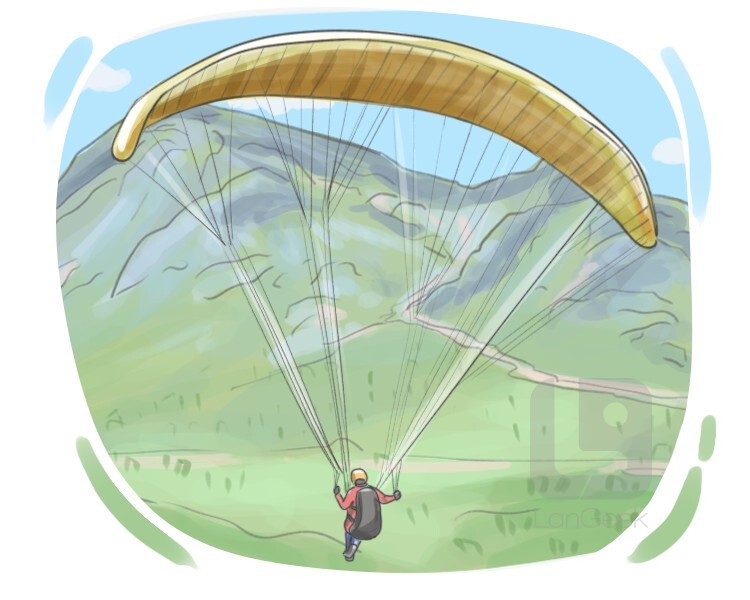 paraglider definition and meaning