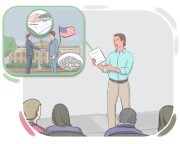 to [throw|shed|cast] light on {sth}