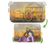 to [save] {one's} [skin|neck|hide|bacon]