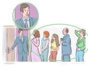 to [drop] {one's} teeth