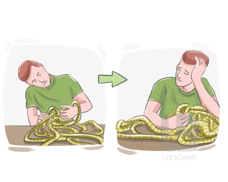 Tie Up In Knots Meaning
