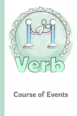 Categorized English Verbs Denoting Course of Events