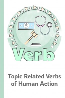 Categorized English Topic-Related Verbs of Human Actions