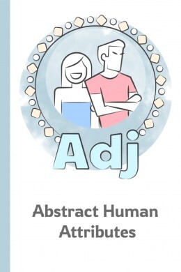 Categorized English Adjectives of Abstract Human Attributes