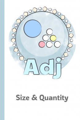 Categorized English Adjectives of Size and Quantity