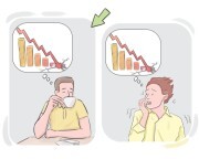 to {not} [turn] a hair