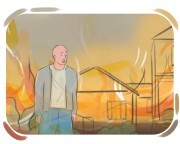 (glued|rooted) to the spot