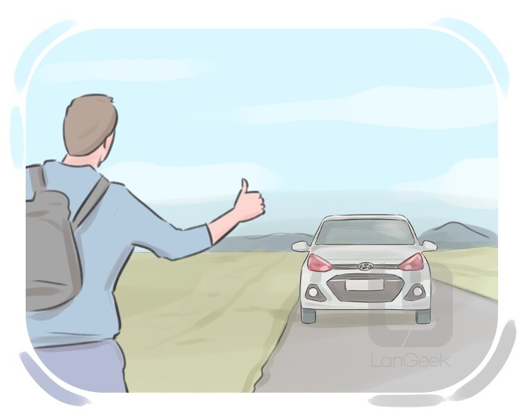 to hitchhike definition and meaning