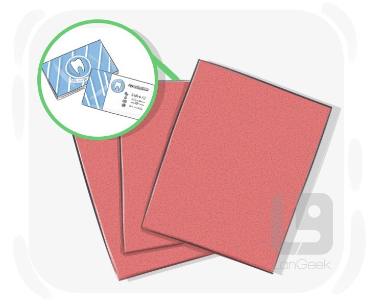 card stock definition and meaning