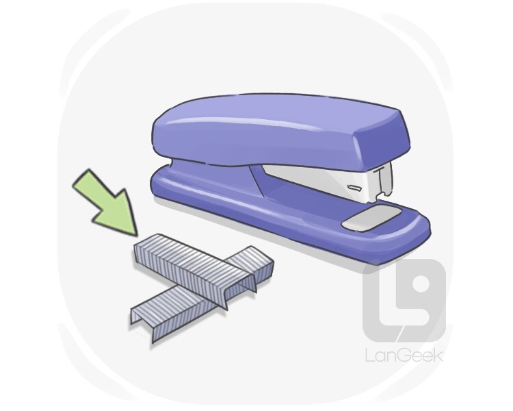 staple wire definition and meaning