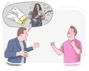 to [hold|hang] on to {one's} [hat]