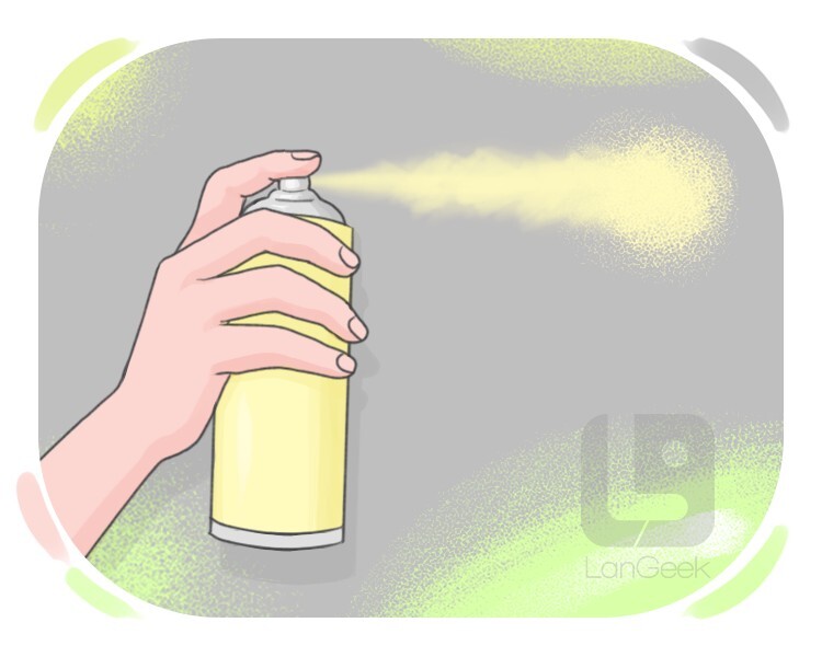 Definition & Meaning of "Spray painting" LanGeek