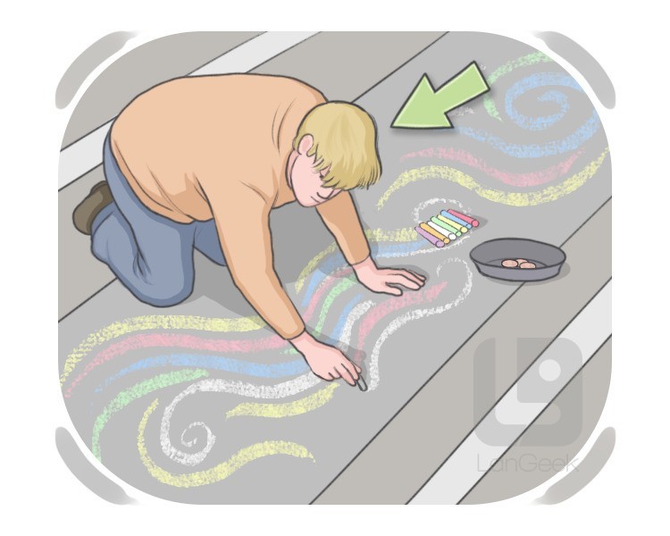 pavement artist definition and meaning