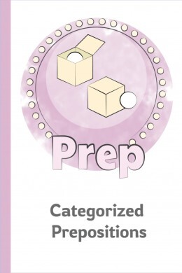 Categorized English Prepositions