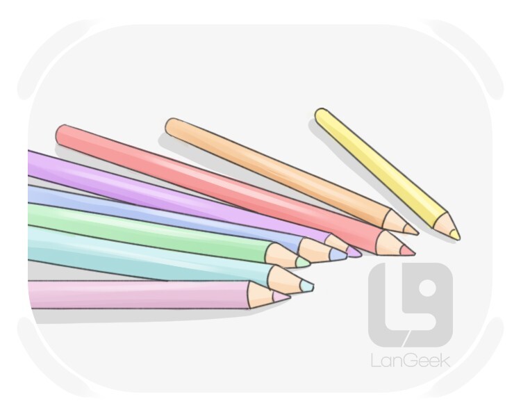 colored pencil definition and meaning