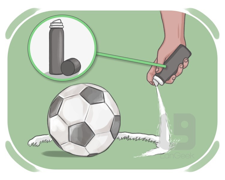 vanishing spray definition and meaning