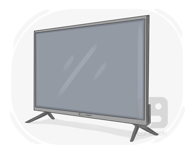 television set definition and meaning