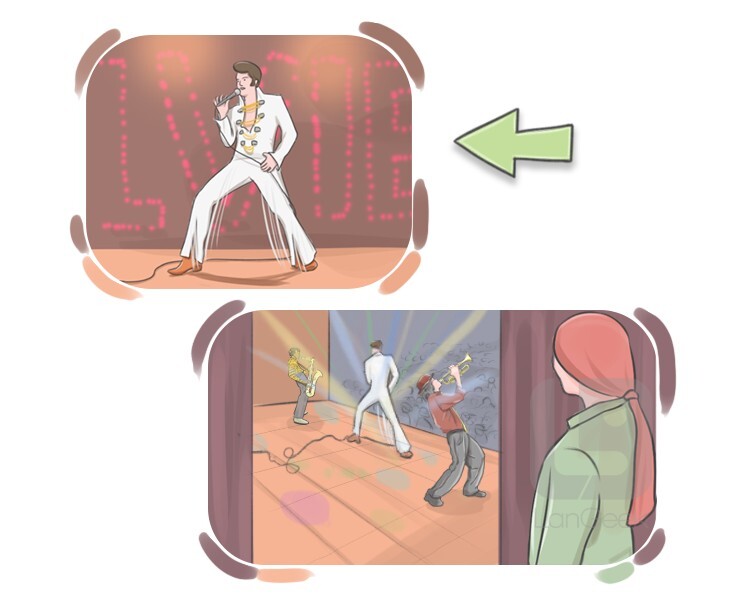 Definition & Meaning of "Onstage" LanGeek