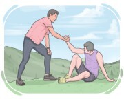 to [lend|give] {sb} a (helping|) hand