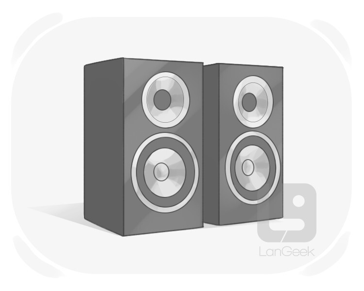loudspeaker definition and meaning