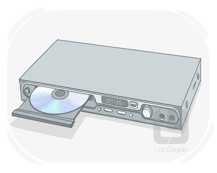 DVD player definition and meaning